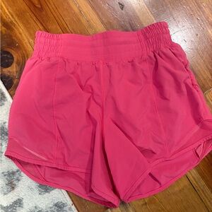 Lululemon Athletica Vibrant Pink Athletic Shorts size 4